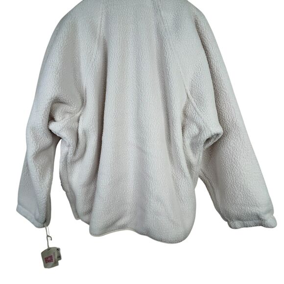 FP Movement x Hatch Hit the Slopes Fleece Jacket Sz M Canvas Neutral Maternity - Picture 11 of 15